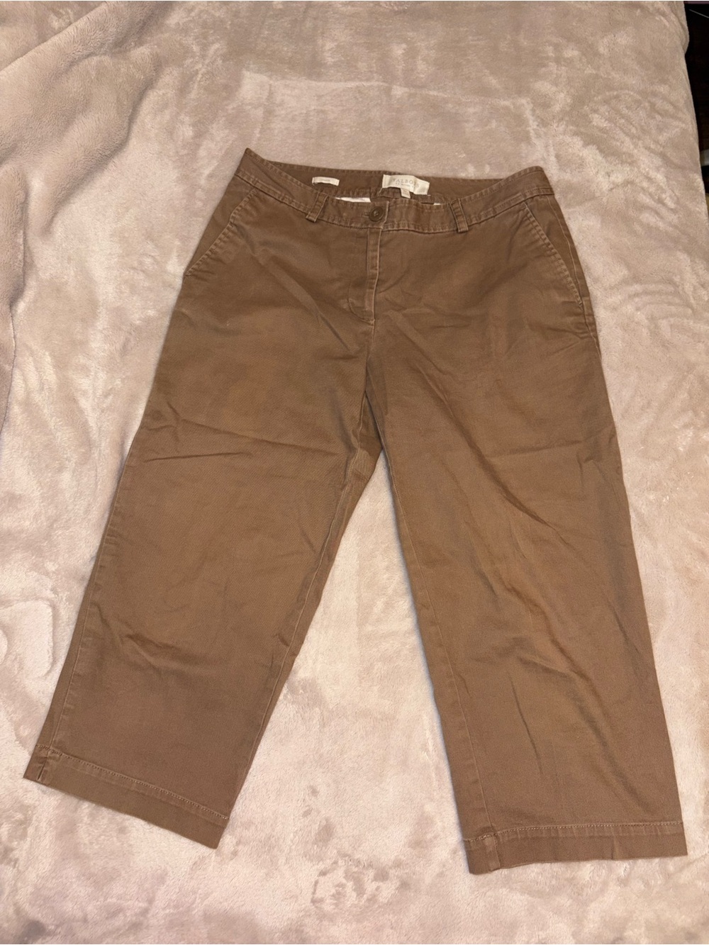 Talbots Women’s Brown Casual Cotton Pants